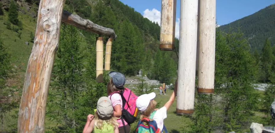 Abenteuerspielplatz Natur in Sulden