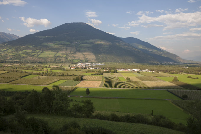 Wiesen-Landschaft-Prad